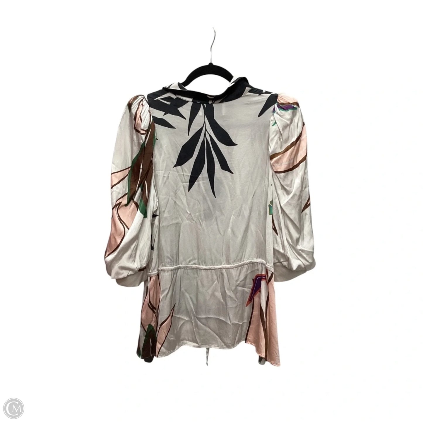 Top Short Sleeve By Cmb In Multi-colored, Size: 10