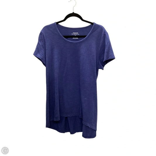Top Short Sleeve By Chicos In Blue, Size: L