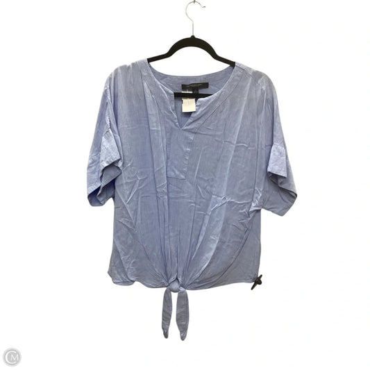 Top Short Sleeve By Marc New York In Blue, Size: L