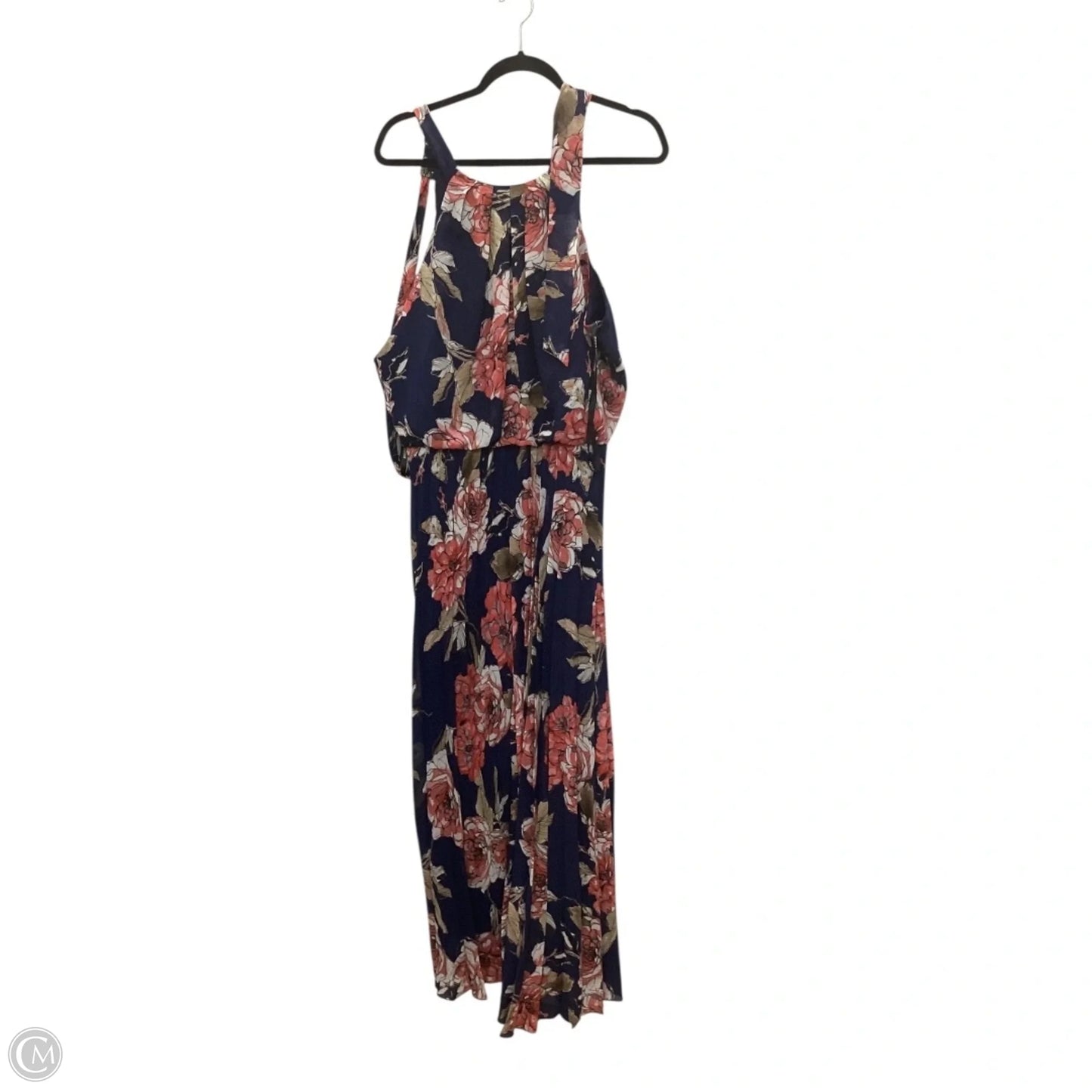 Dress Casual Maxi By Bisou Bisou In Blue, Size: 12
