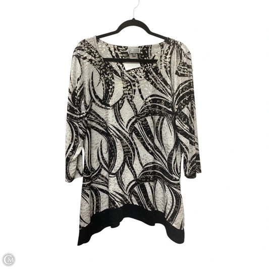 Top Long Sleeve By Jm Collections In Multi-colored, Size: Xl