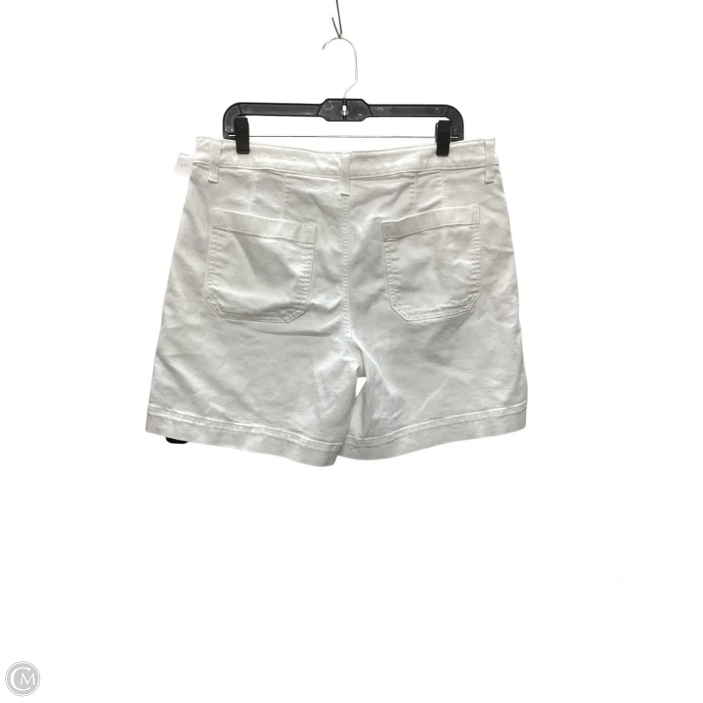 Shorts By Chicos In White Denim, Size: 12