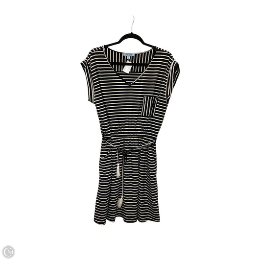 Dress Casual Midi By She + Sky In Striped Pattern, Size: L