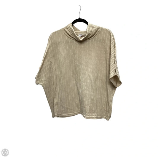 Top Short Sleeve By Clothes Mentor In Brown, Size: M