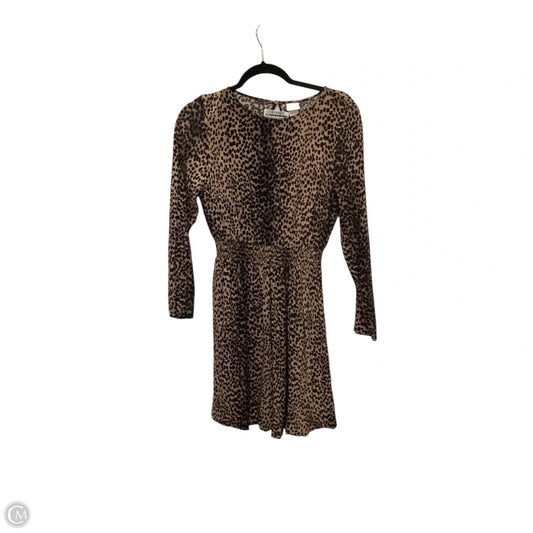 Dress Casual Midi By H&m In Animal Print, Size: 4