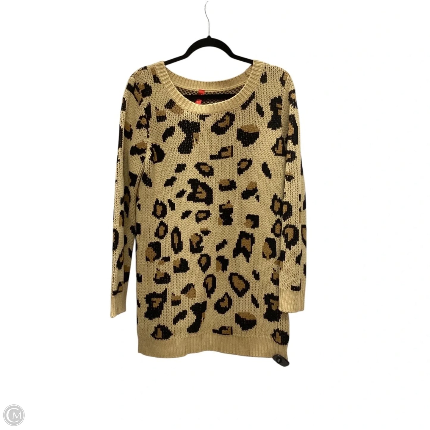 Dress Sweater By Clothes Mentor In Animal Print, Size: M