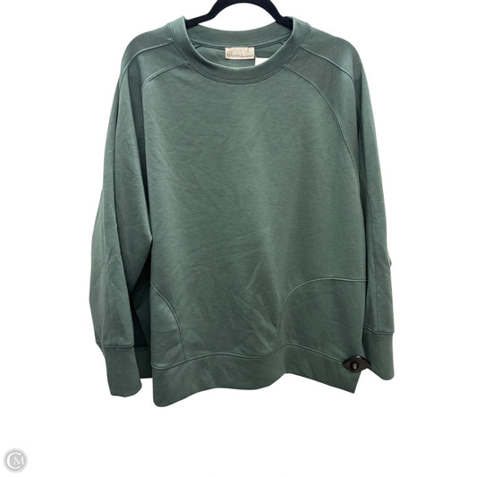 Top Long Sleeve By Zenana Outfitters In Green, Size: 2x