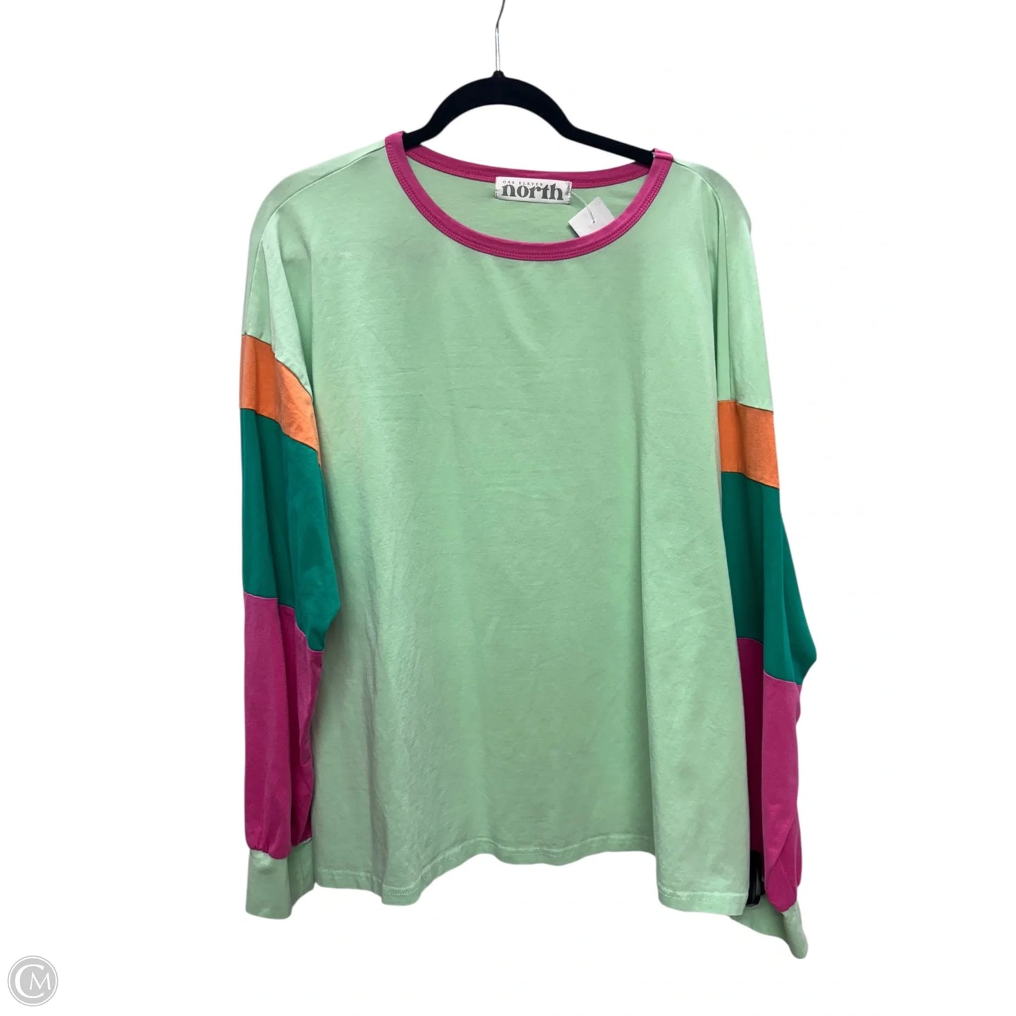 Top Long Sleeve By Clothes Mentor In Green, Size: Xl