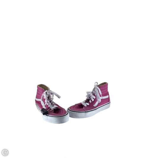 Shoes Sneakers By Vans In Pink, Size: 6.5
