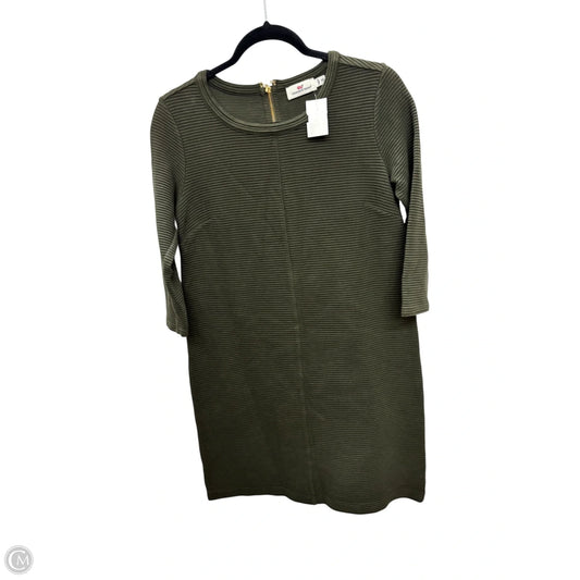 Dress Casual Midi By Vineyard Vines In Green, Size: Xs