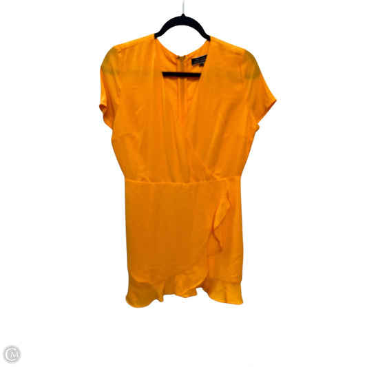 Dress Casual Short By Clothes Mentor In Orange, Size: L