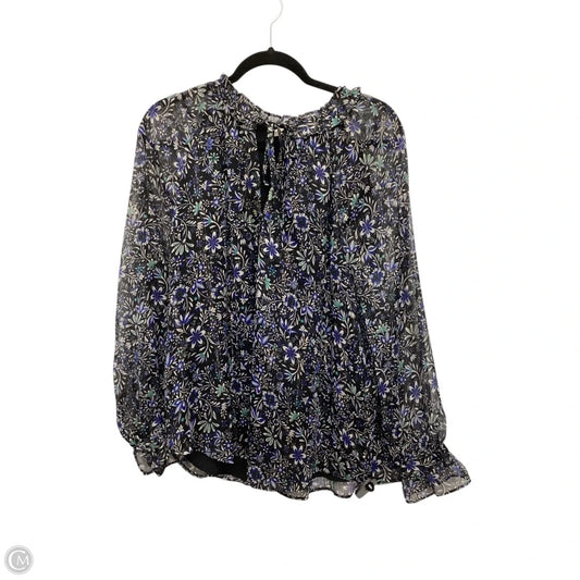 Top Long Sleeve By Loft In Multi-colored, Size: Xl