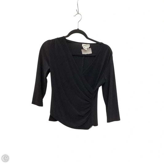 Top Long Sleeve By Coldwater Creek In Black, Size: Xs