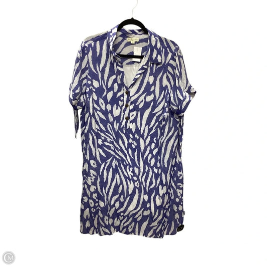 Dress Casual Maxi By Clothes Mentor In Blue, Size: 2x