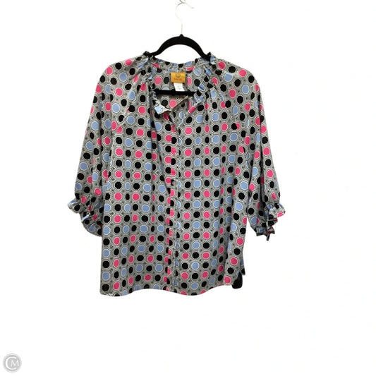 Top Long Sleeve By Ruby Rd In Multi-colored, Size: Xl
