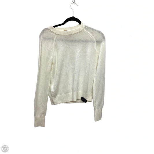 Top Long Sleeve By Lou And Grey In White, Size: S