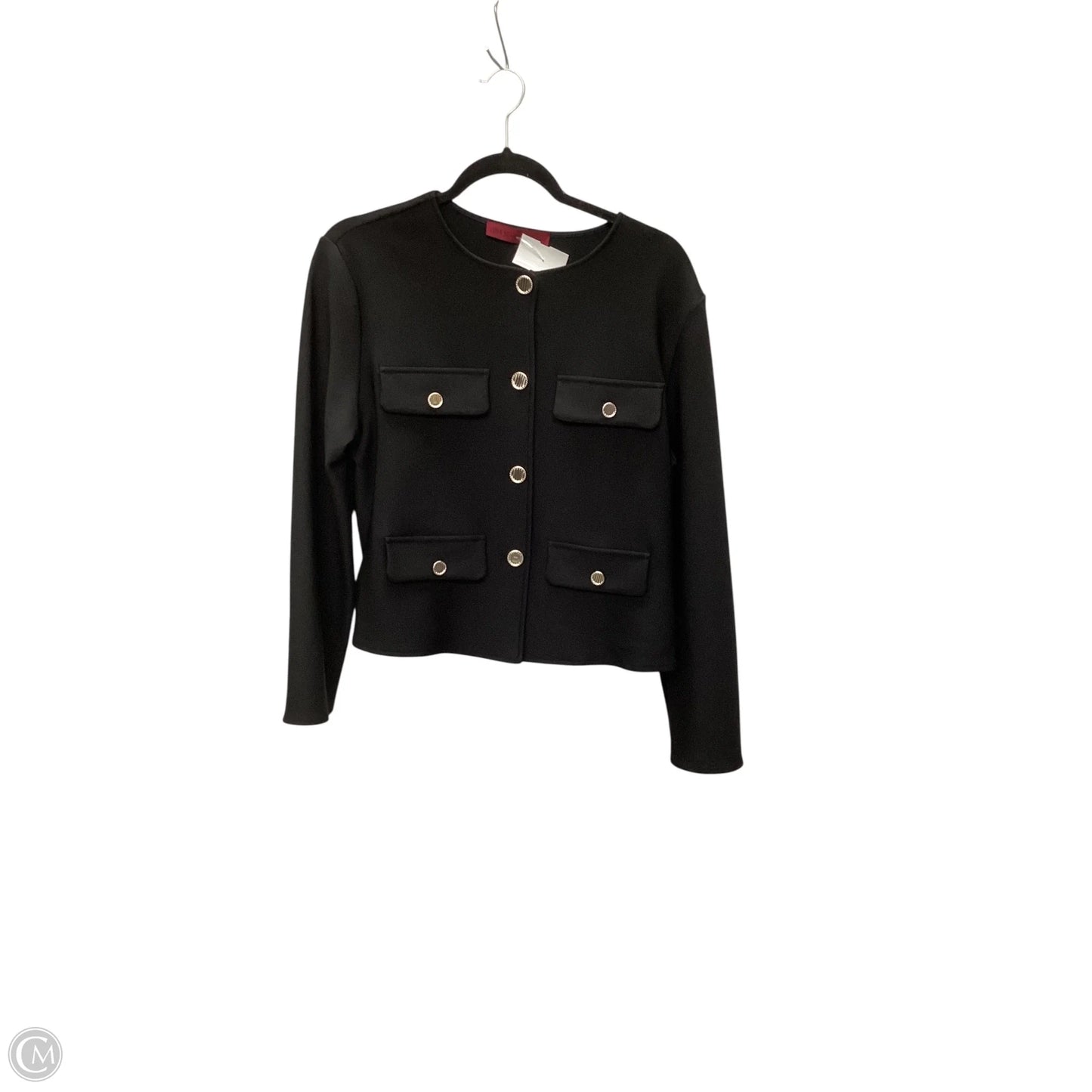 Top Long Sleeve By Clothes Mentor In Black, Size: L