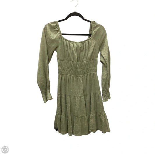 Dress Casual Midi By Peach Love Cream California In Green, Size: S