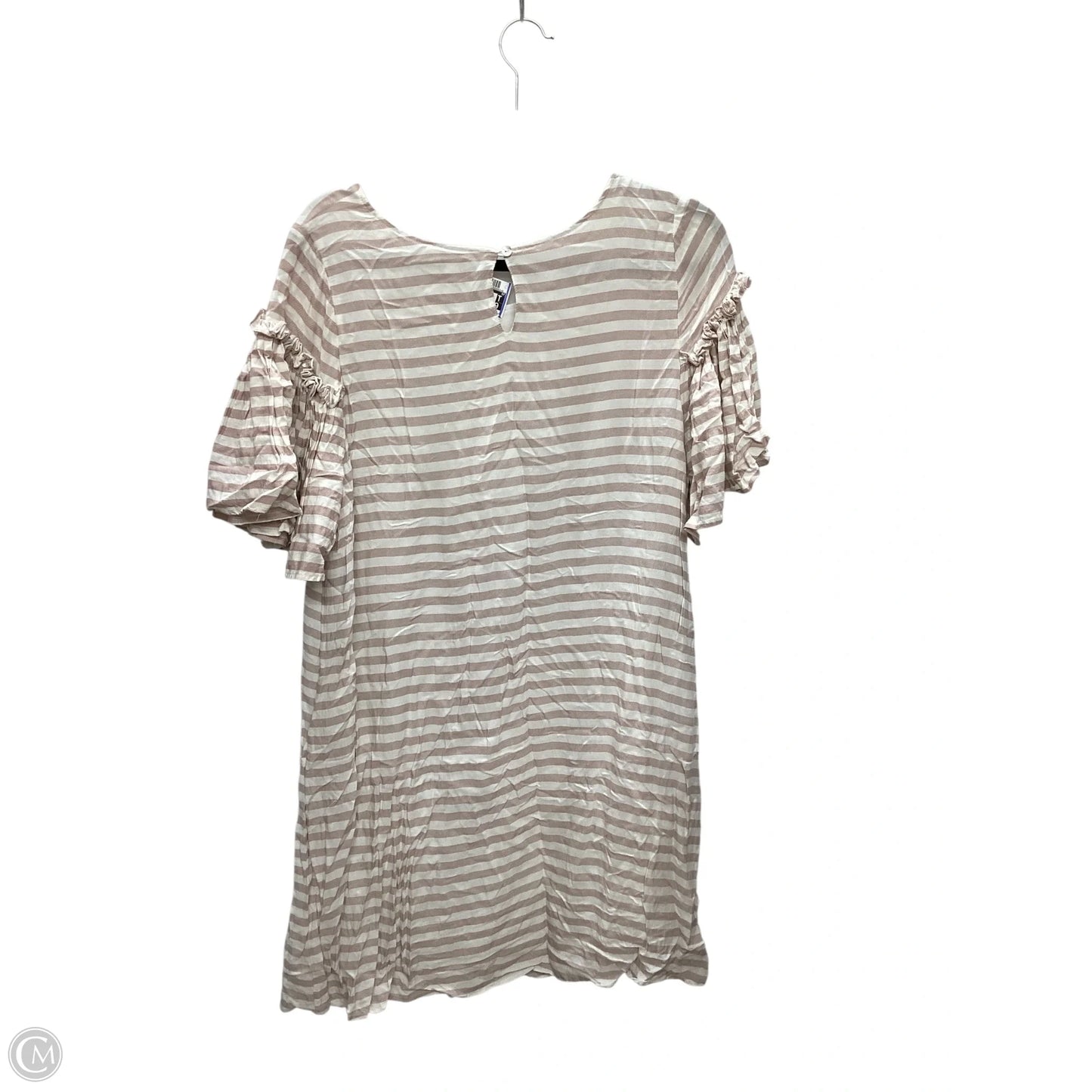 Dress Casual Midi By Umgee In Striped Pattern, Size: L