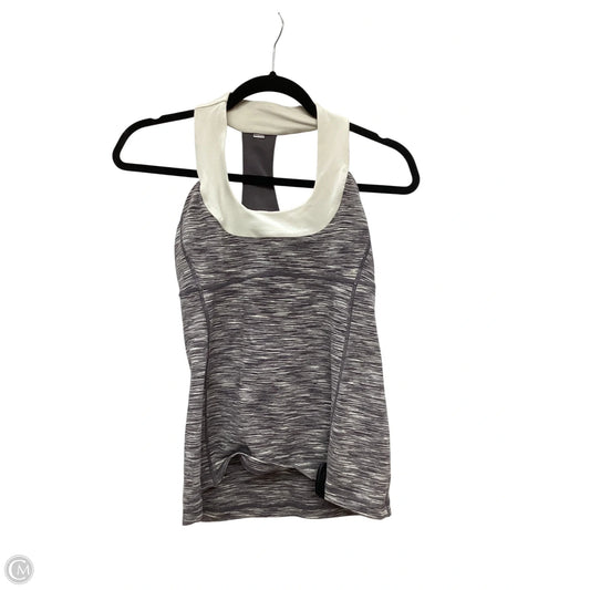 Athletic Tank Top By Lululemon In Grey, Size: 6