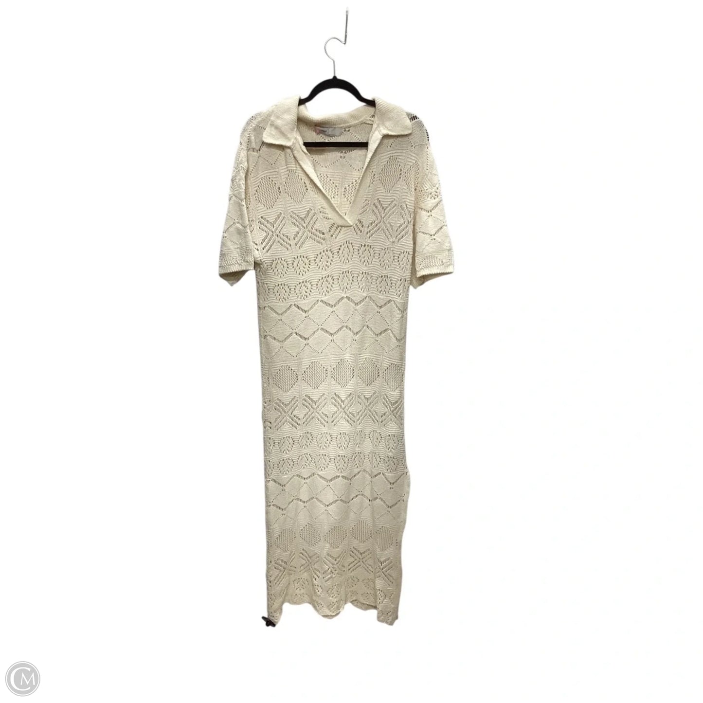 Dress Casual Maxi By Free People In Cream, Size: S