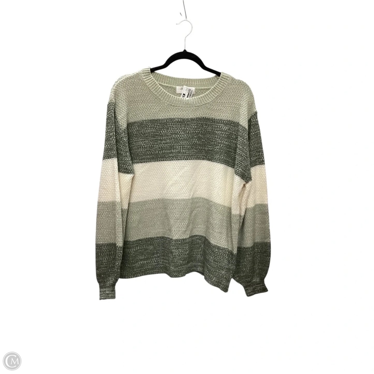 Sweater By Zenana In Green, Size: M