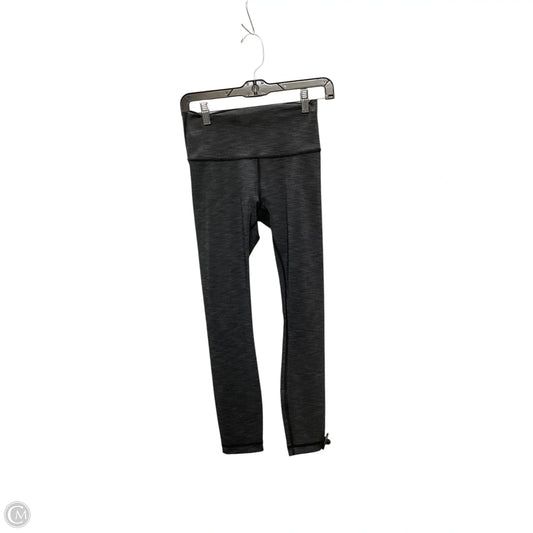 Athletic Leggings Capris By Lululemon In Grey, Size: 6