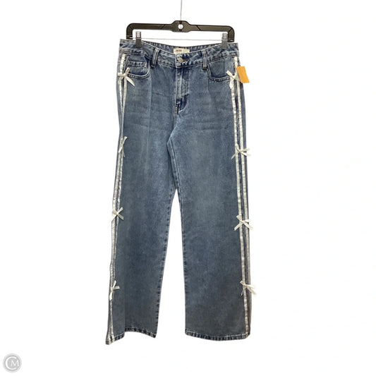 Jeans Straight By Clothes Mentor In Blue Denim, Size: 4