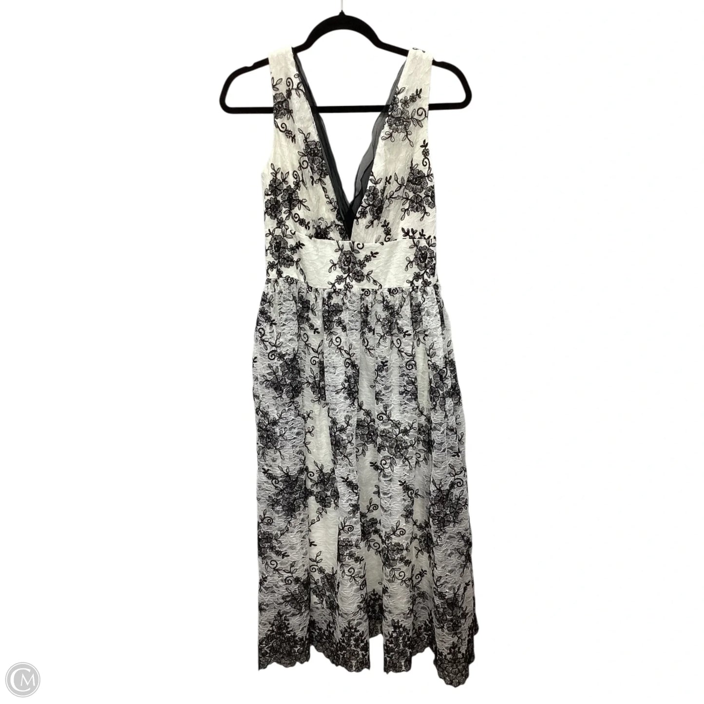 Dress Designer By Vera Wang In White, Size: 8