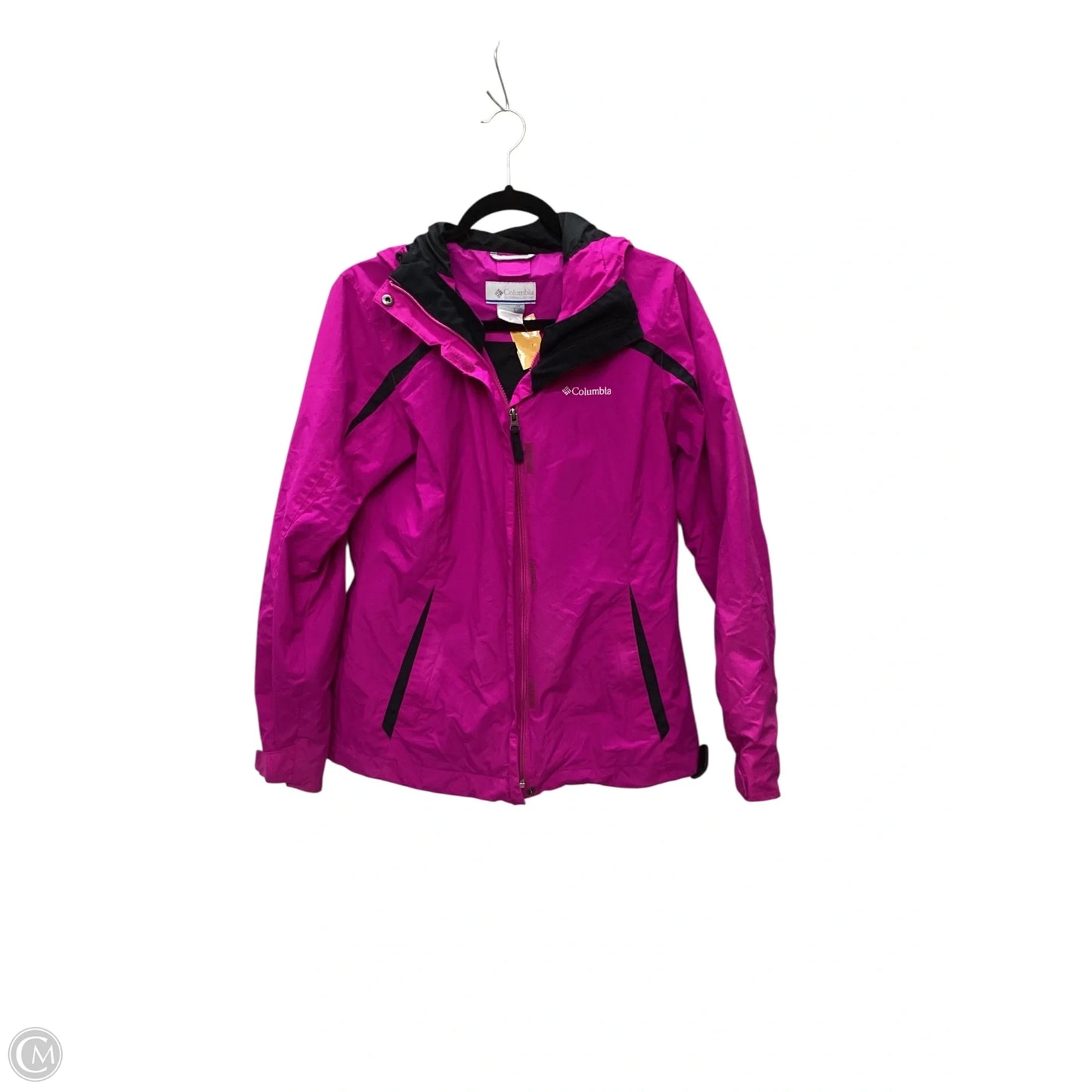 Jacket Windbreaker By Columbia In Purple, Size: M