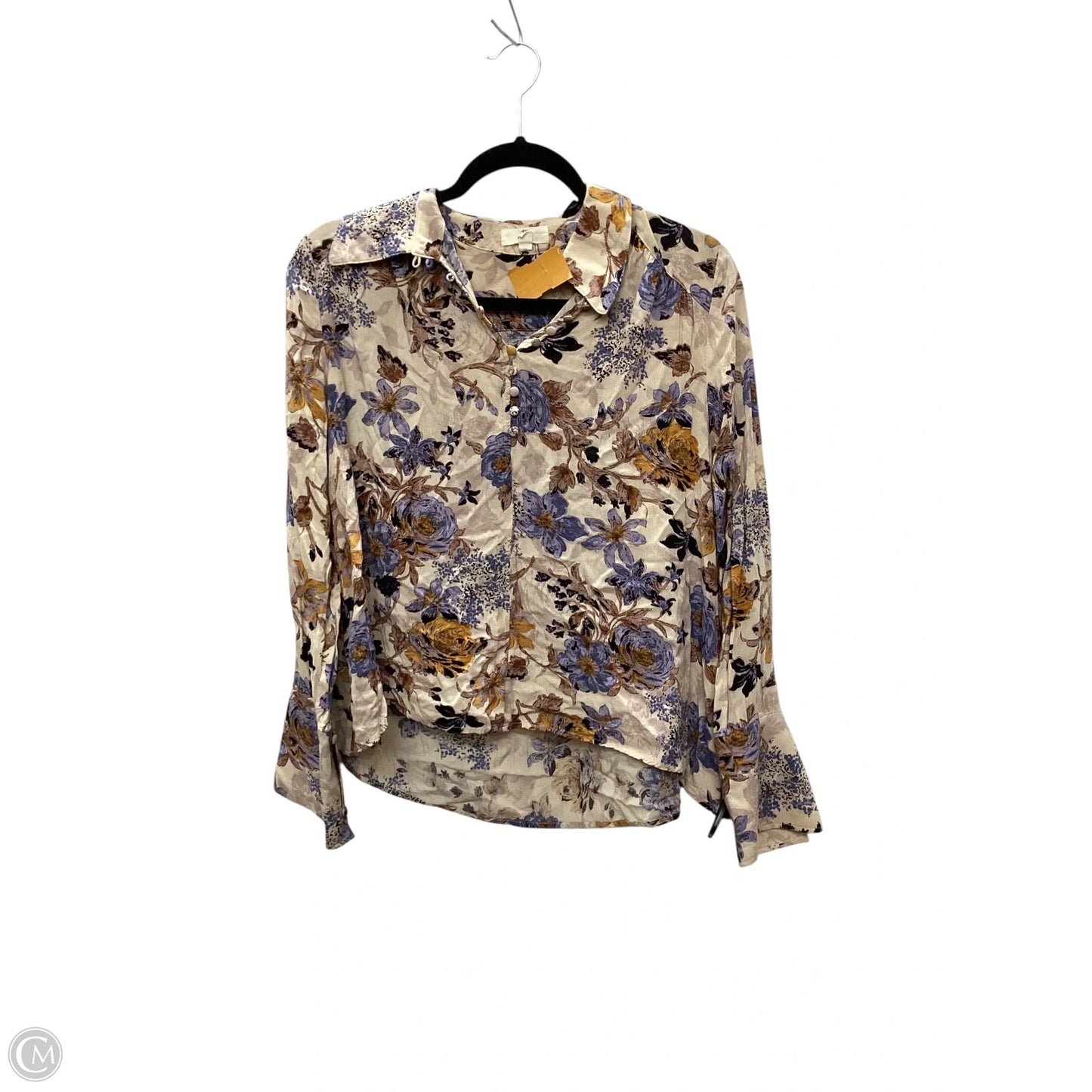 Top Long Sleeve By Entro In Multi-colored, Size: S