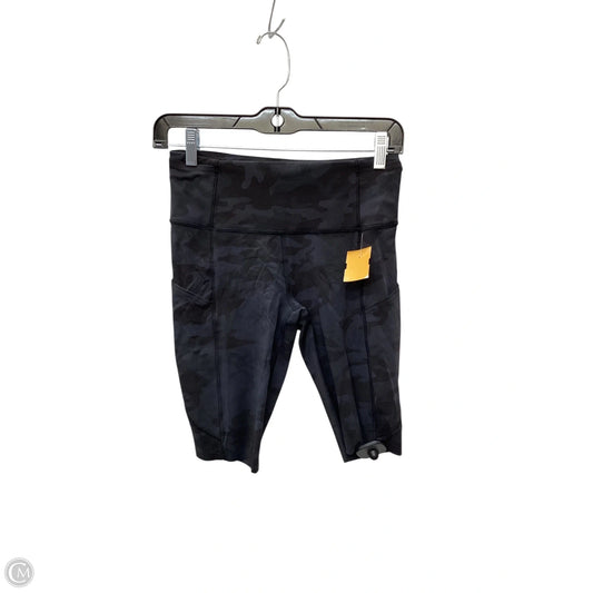 Athletic Shorts By Lululemon In Camouflage Print, Size: 6