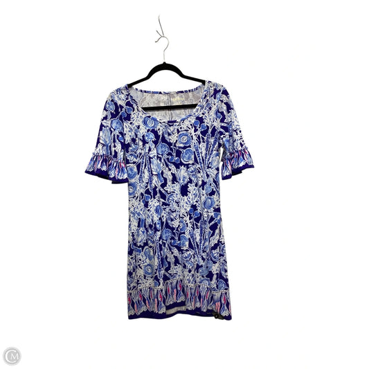 Dress Designer By Lilly Pulitzer In Blue, Size: M