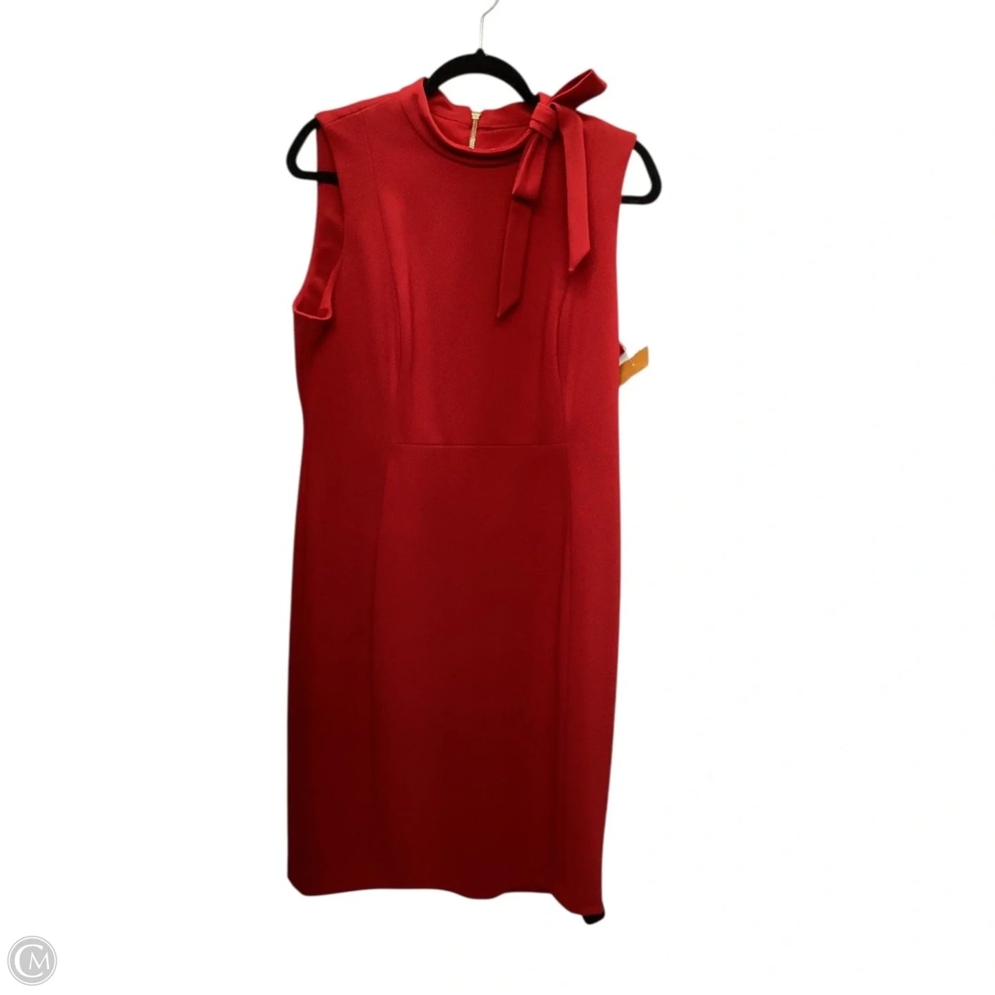 Dress Work By Calvin Klein In Red, Size: 14