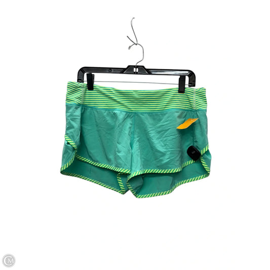 Athletic Shorts By Lululemon In Green, Size: 10
