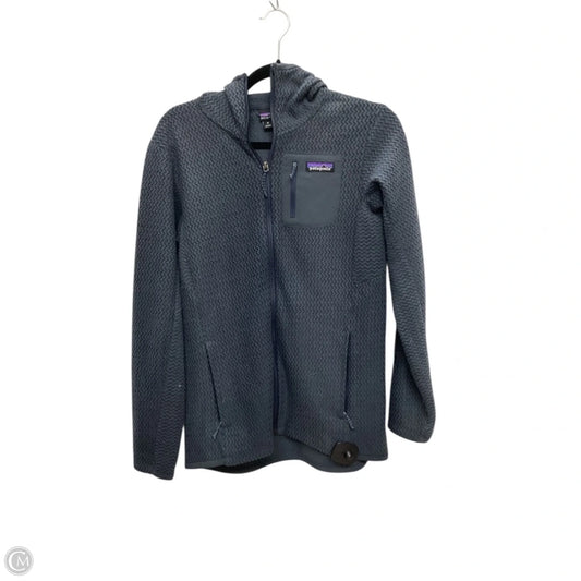 Jacket Fleece By Patagonia In Grey, Size: M