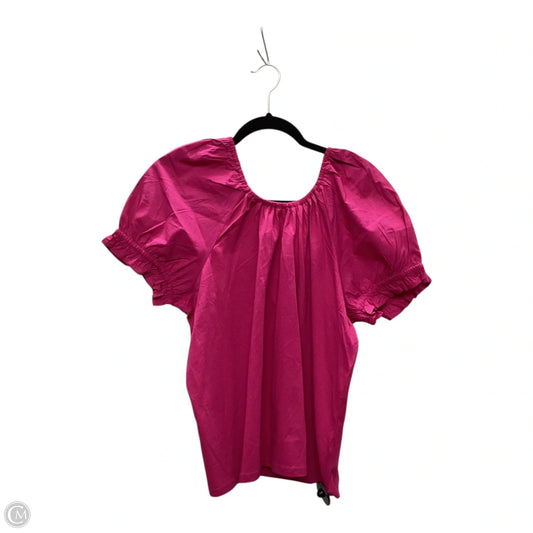 Top Short Sleeve Basic By J. Crew In Pink, Size: L