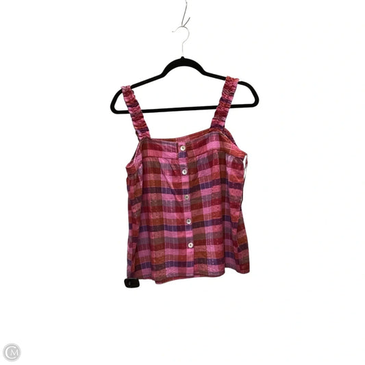 Top Sleeveless By Isaac Mizrahi In Pink & Purple, Size: S