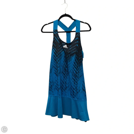 Athletic Dress By Adidas In Blue, Size: Xl