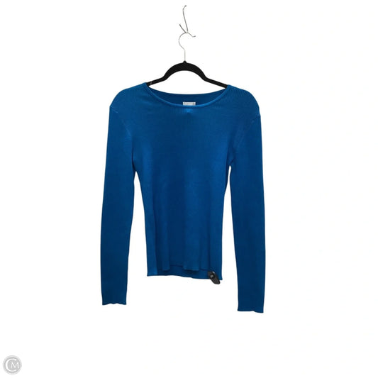 Top Long Sleeve Basic By Chicos In Blue, Size: 0