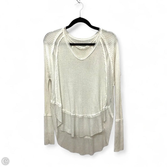 Top Long Sleeve By We The Free In White, Size: Xs