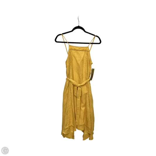 Designer Dress Casual Midi By Tularosa In Orange, Size: S