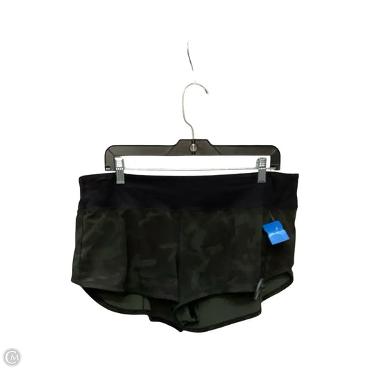 Athletic Shorts By Lululemon In Camouflage Print, Size: 12