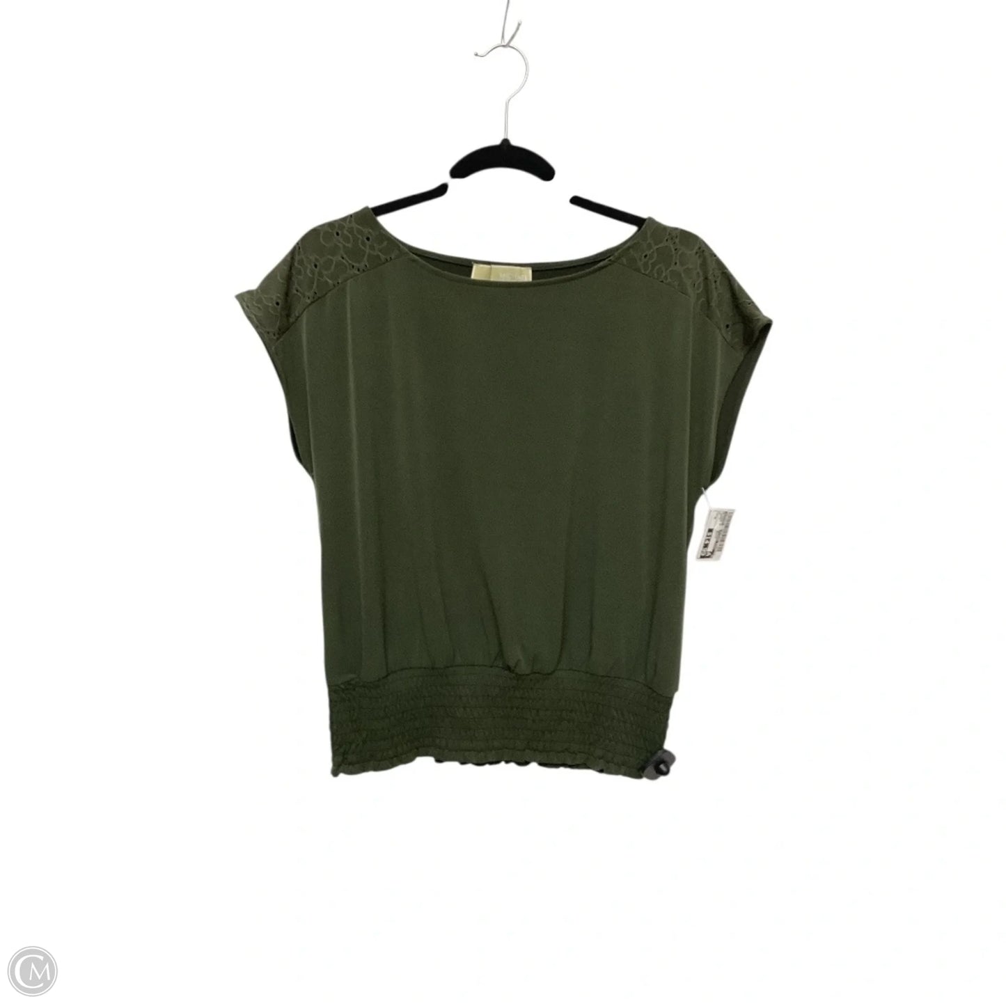 Blouse Sleeveless By Michael By Michael Kors In Green, Size: M