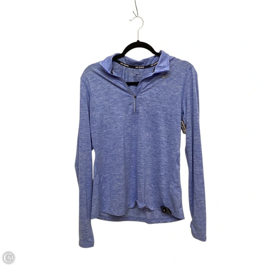 Athletic Jacket By Nike Apparel In Blue, Size: M