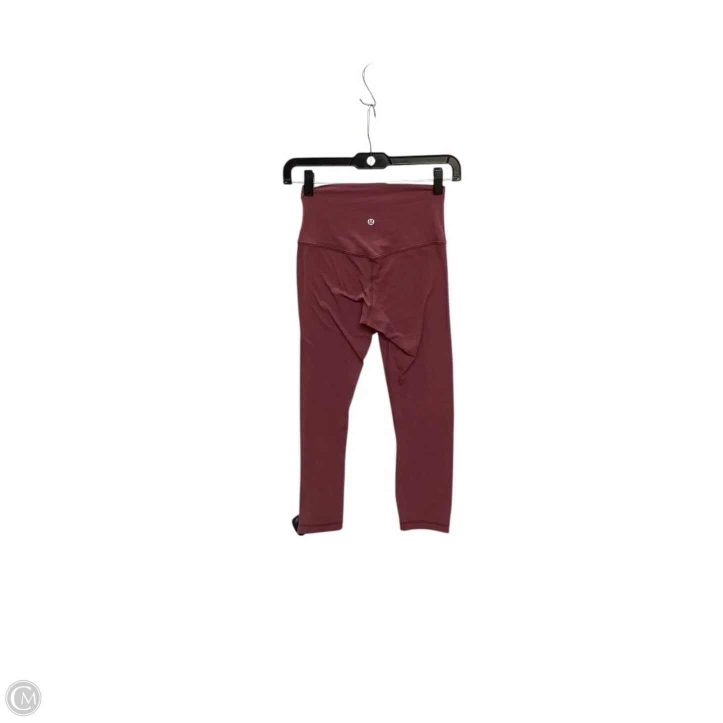 Athletic Leggings By Lululemon In Maroon, Size: 4