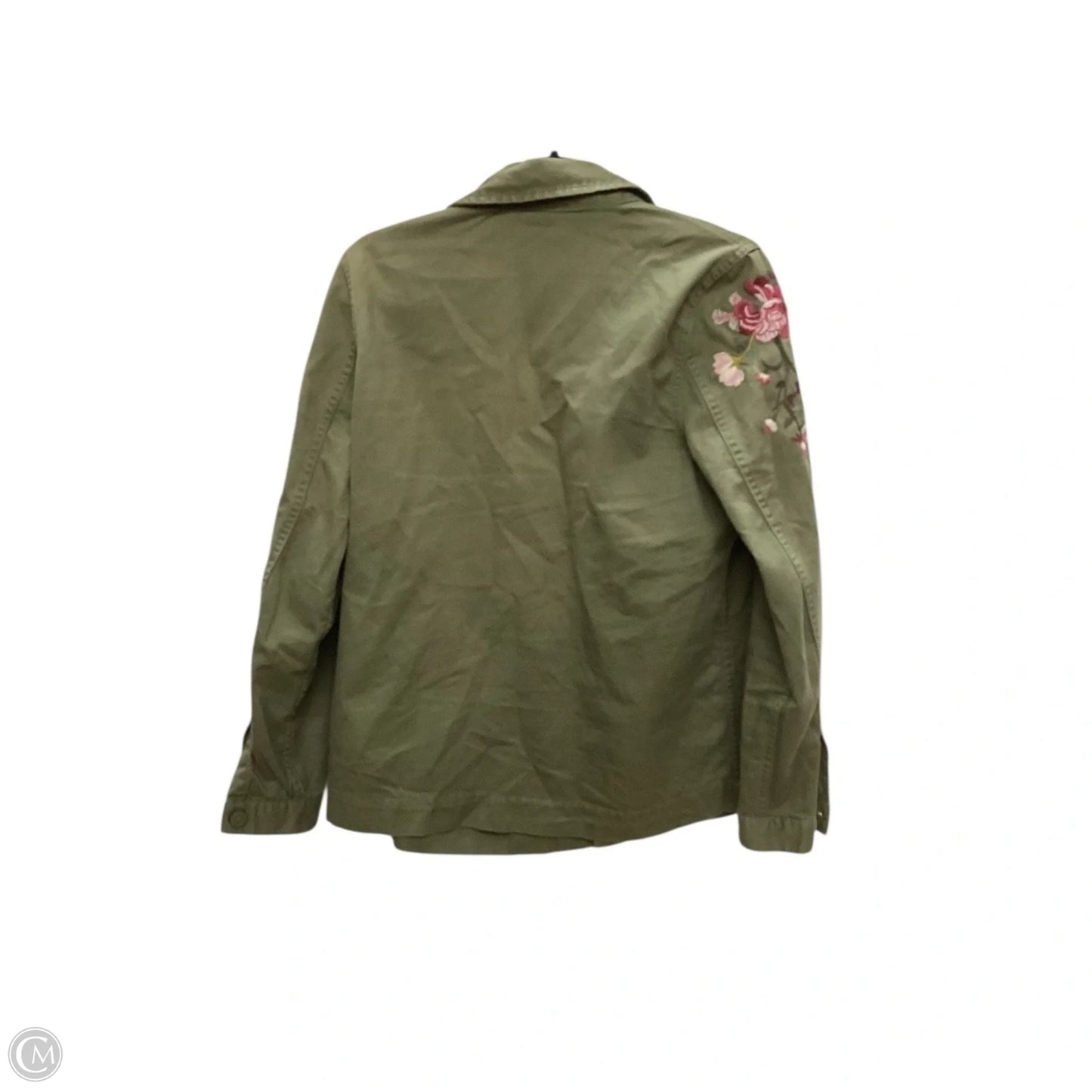 Jacket Shirt By Ana In Green, Size: M