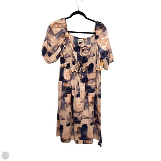 Dress Casual Midi By Universal Thread In Pink, Size: M