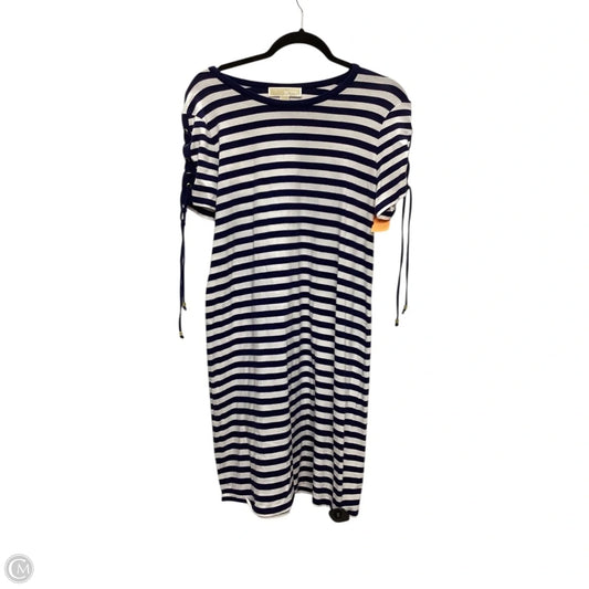 Dress Casual Midi By Michael By Michael Kors In Striped Pattern, Size: M