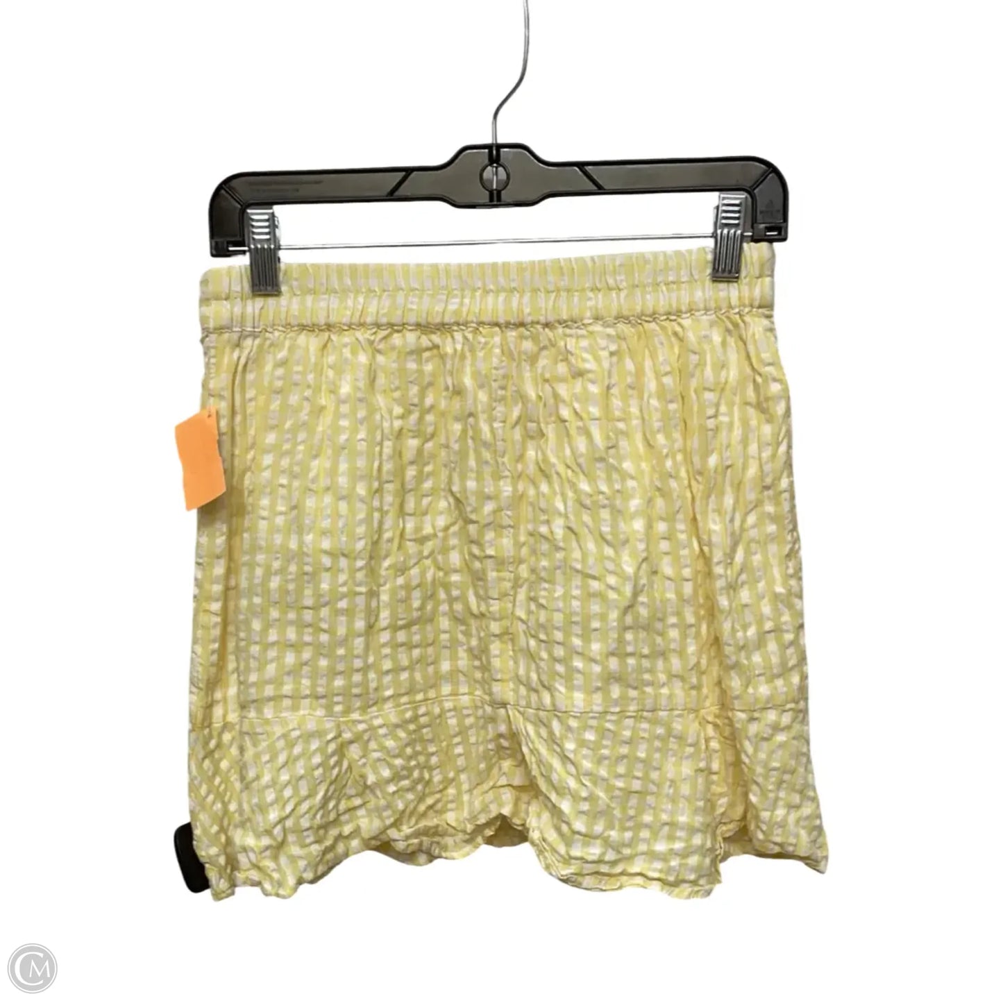 Skirt Mini & Short By Sim & Sam In Yellow, Size: M